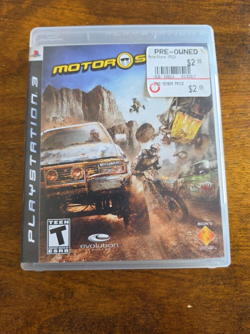 Sony PlayStation 3 MotorStorm 2007 Complete in Box, Tested